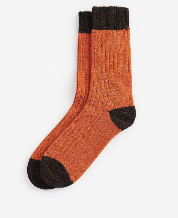 Barbour Houghton Socks (Burnt Orange)