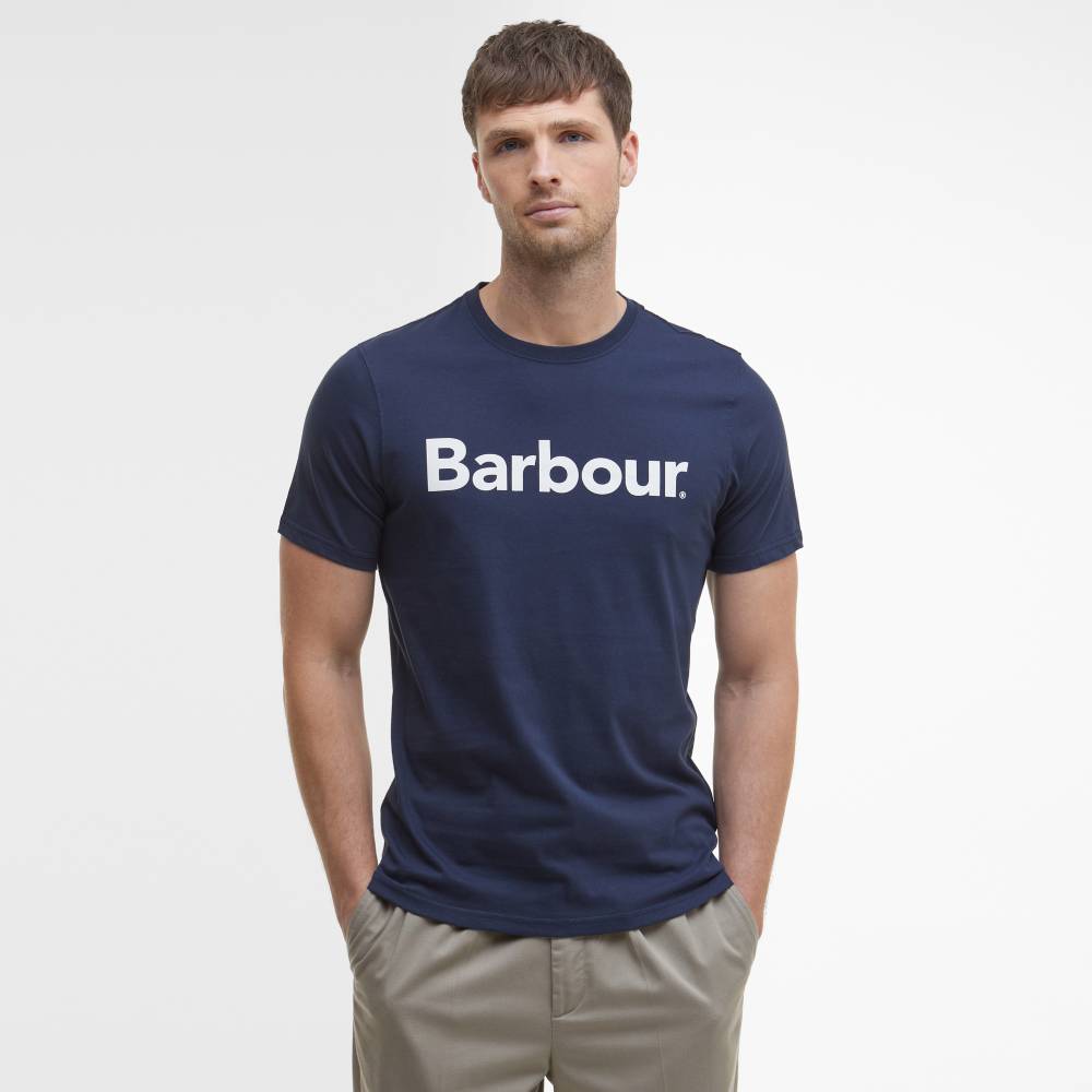 Barbour Men's Logo Tee (Navy)