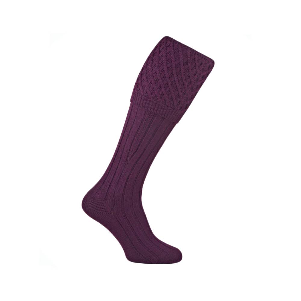 Pennine Chelsea Shooting Sock (Plum)