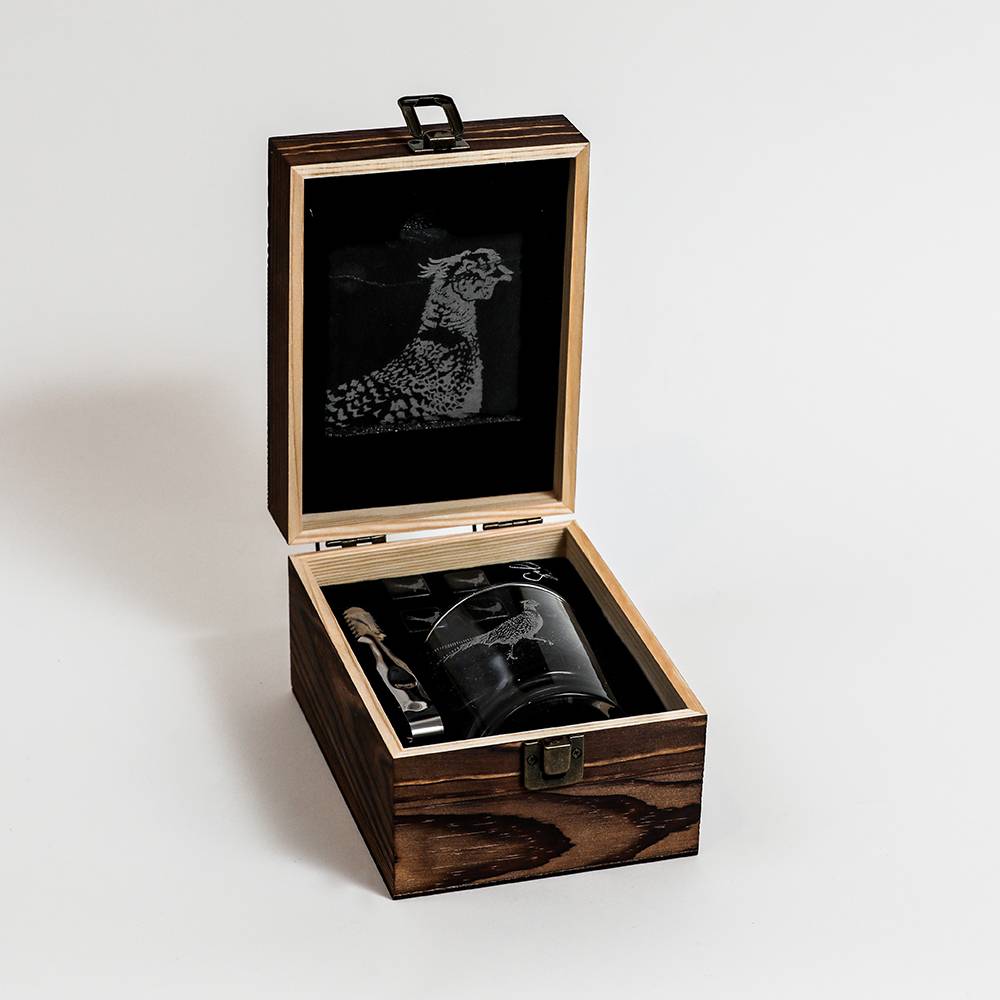 Selbrae House Pheasant Whiskey Tumbler Set