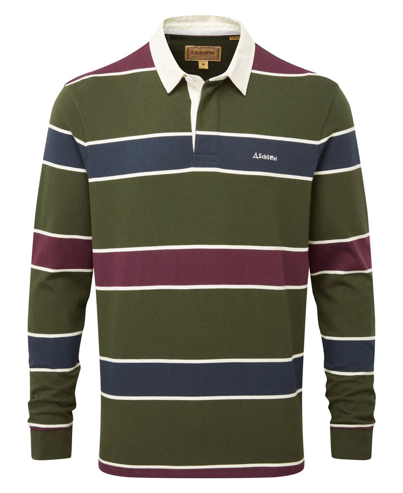 Schoffel - Porthtowan Rugby Top (Woodland/Wine)