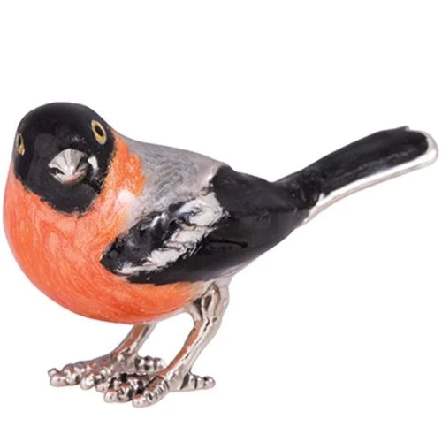 Saturno Silver & Enamel Bullfinch