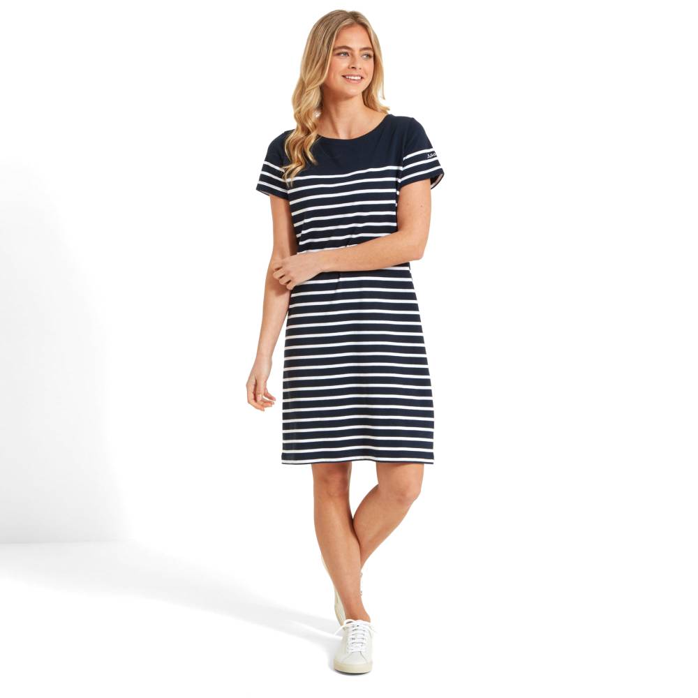 Schoffel Beauport Dress (Navy Stripe)