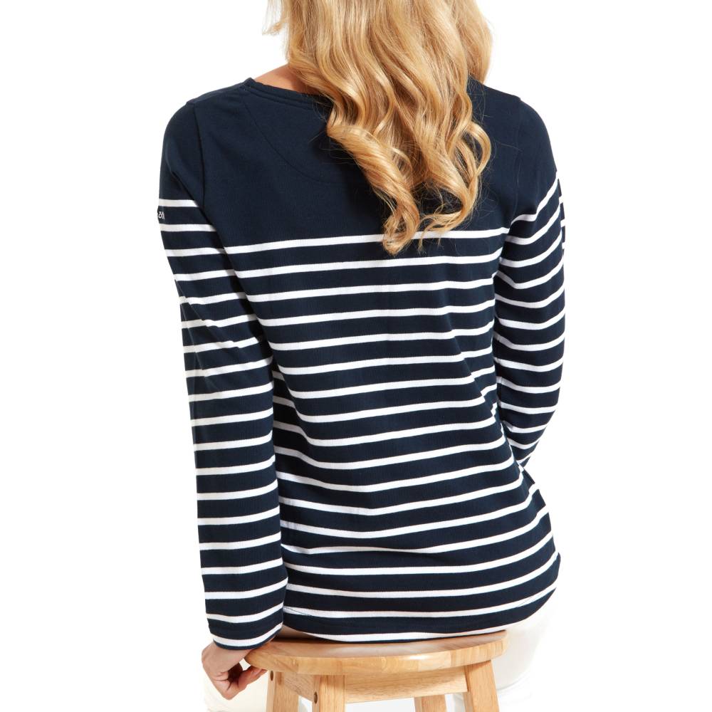 Schoffel Beauport Top (Navy Stripe)