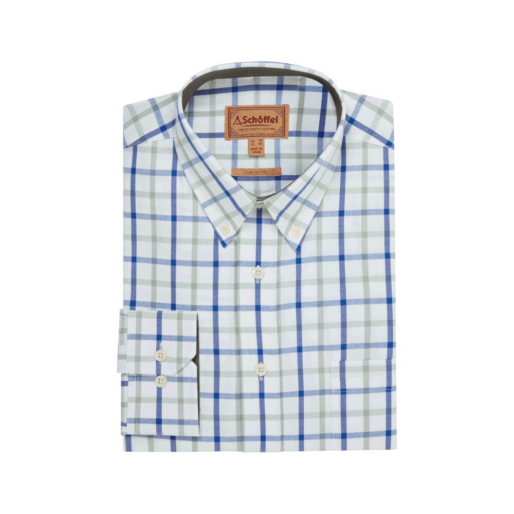 Schoffel Brancaster Classic Shirt (Moss Check)