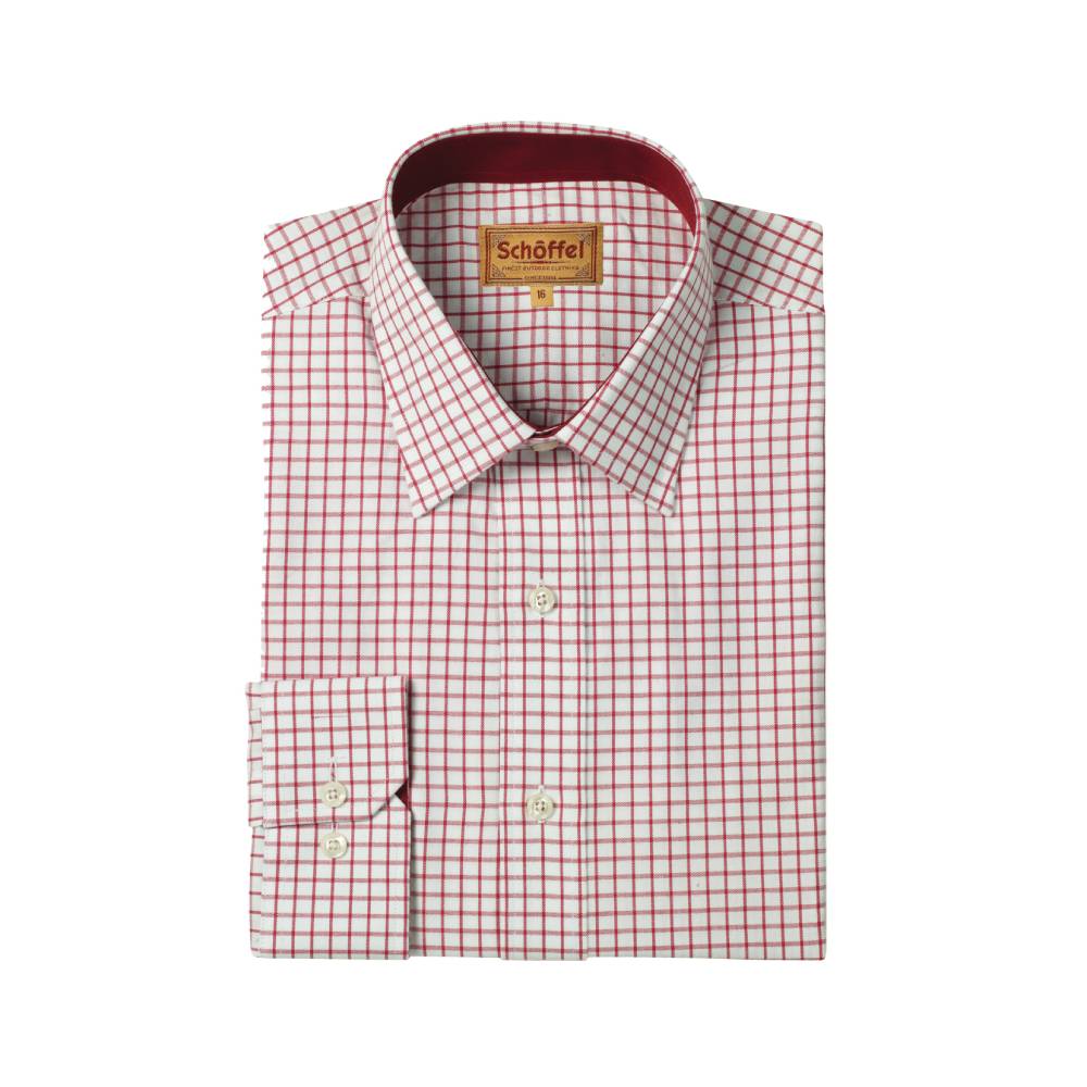 Cambridge Tailored Sporting Shirt (Red)