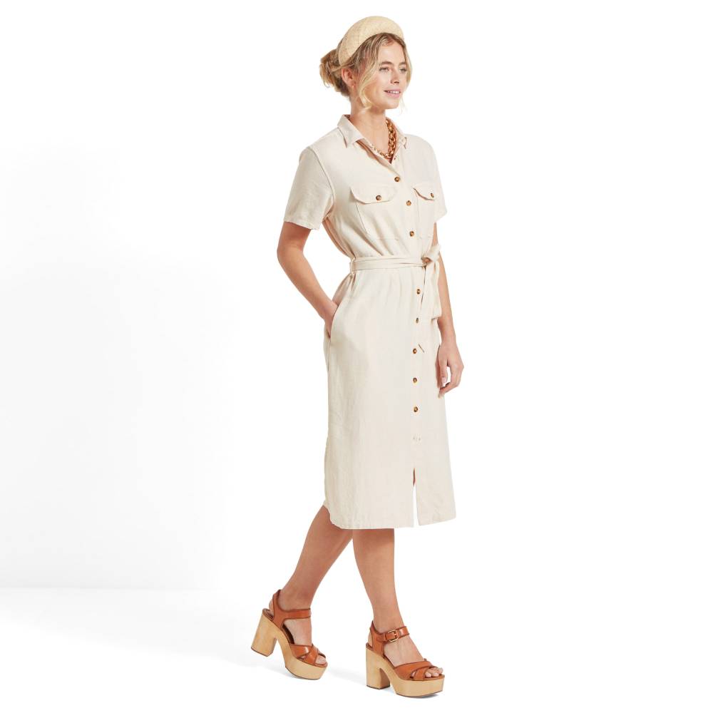 Schoffel Daisy Linen Dress (Oat)