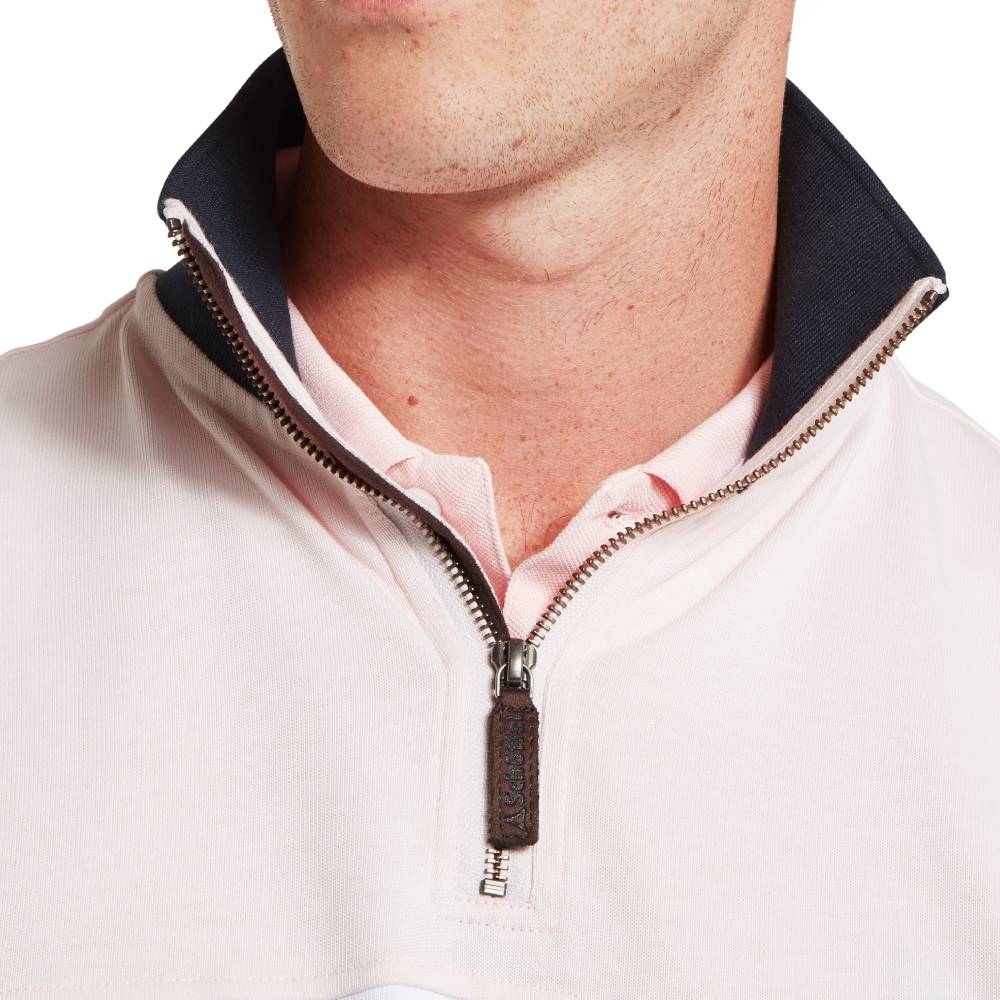 Exeter Heritage 1/4 Zip ( Pale Pink )