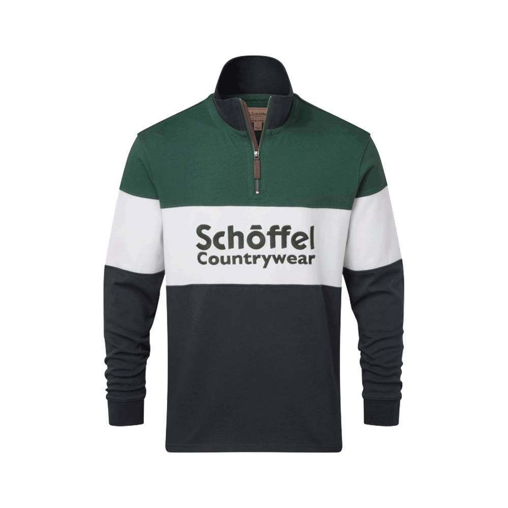 Schoffel Exeter Heritage 1/4 Zip Unisex (Navy)