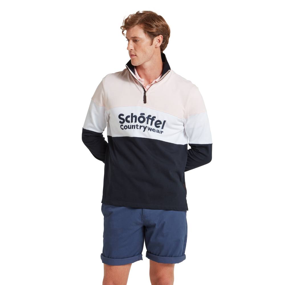 Exeter Heritage 1/4 Zip ( Pale Pink )