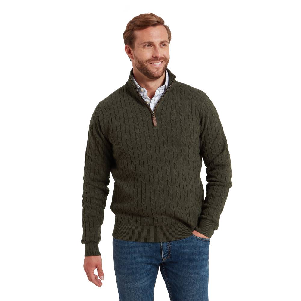 Cotton Cashmere Men's Jumper from Schoffel
