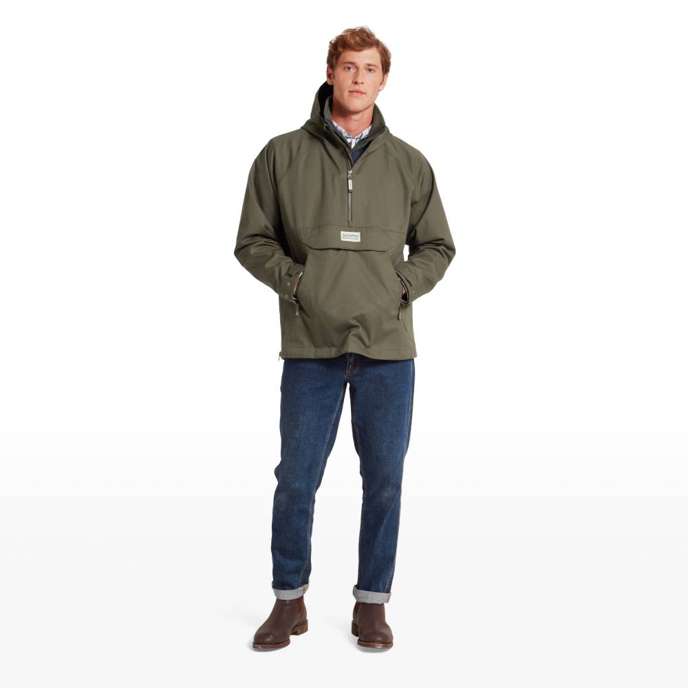 Men's Waterproof Jacket with Zipped Security Pockets