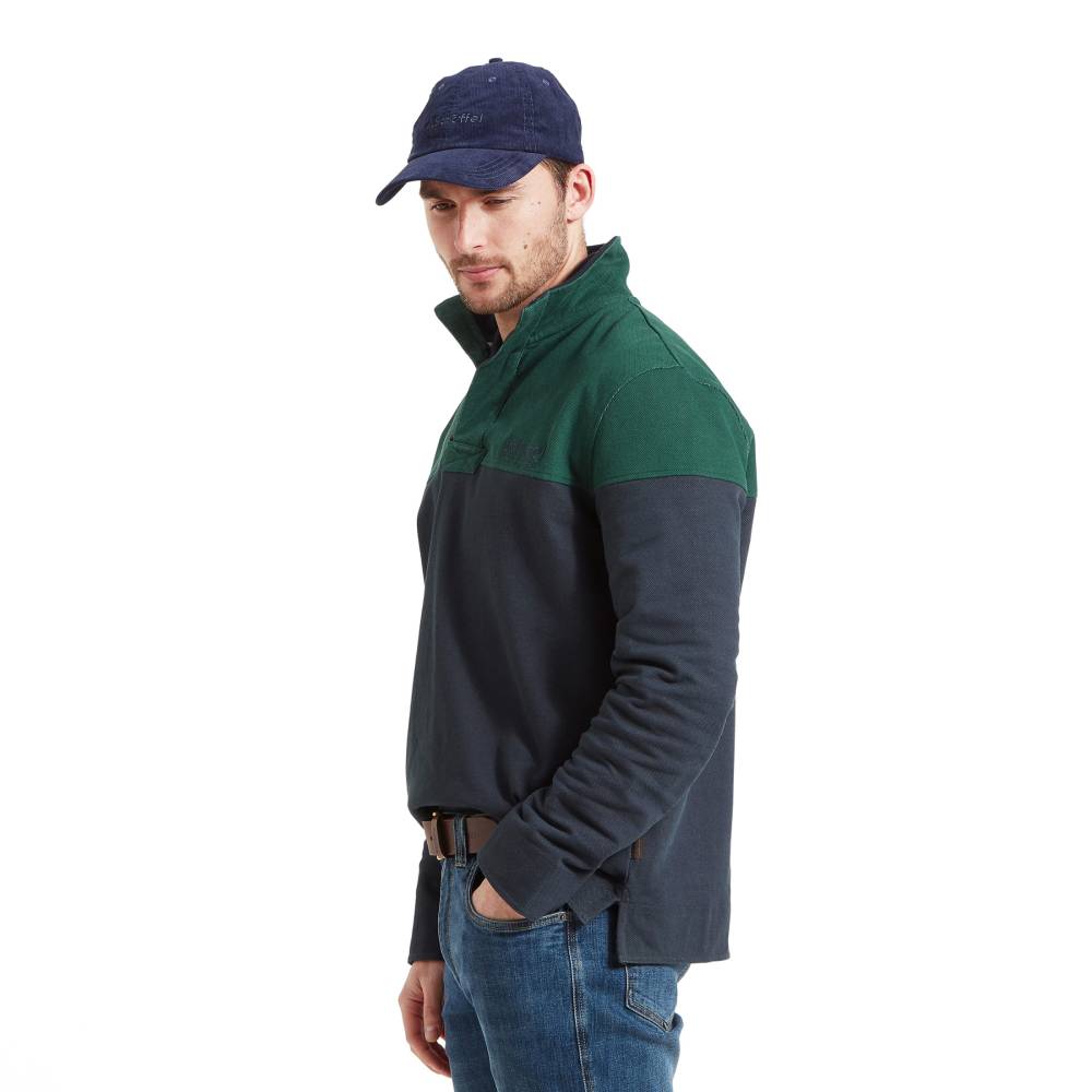 Helford Heritage Sweatshirt (Navy/Pine Green)