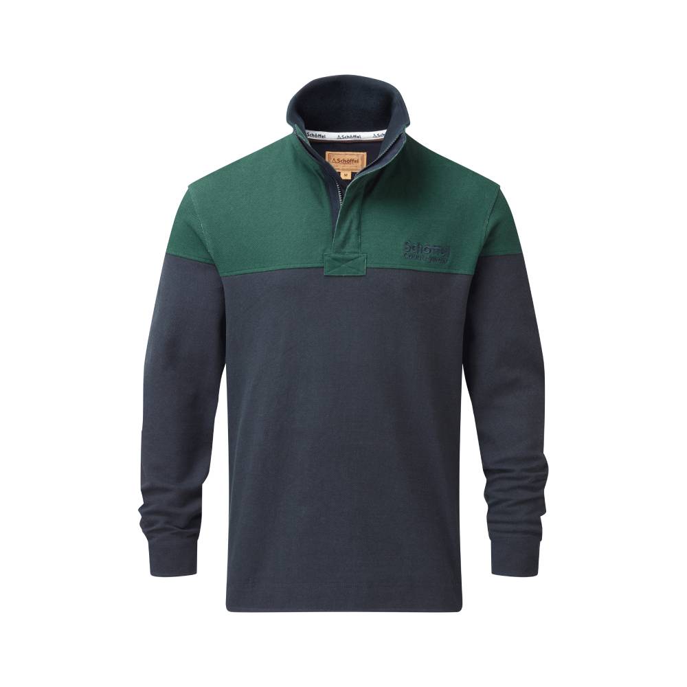 Helford Heritage Sweatshirt (Navy/Pine Green)