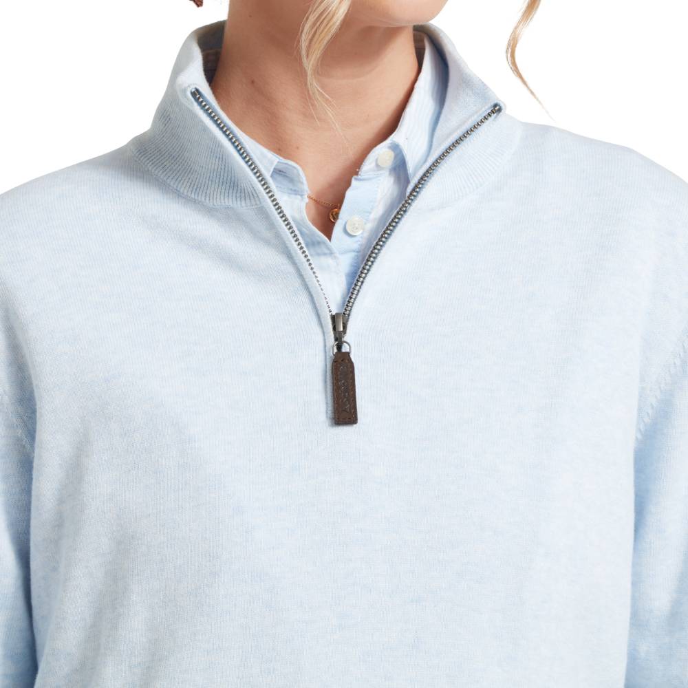 Pima Cotton Jumper with 1/4 Zip