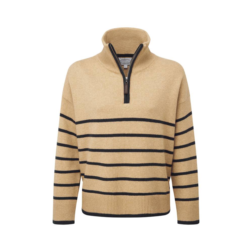 Schoffel Sandsend 1/4 Zip Ladies Jumper (Warm Sand)