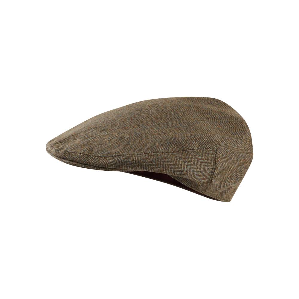 Herringbone Tweed Flat Cap for Ladies