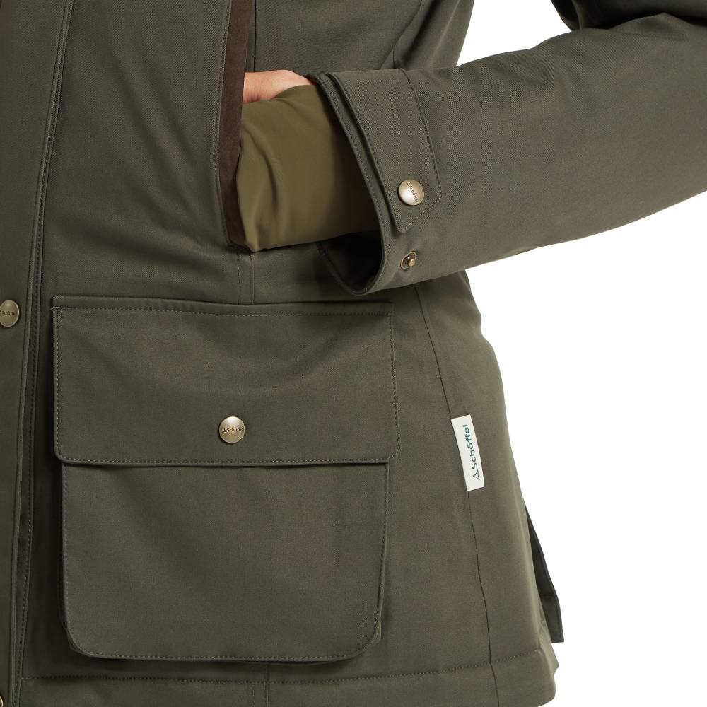 Ladies Schoffel Coat with Large Pockets