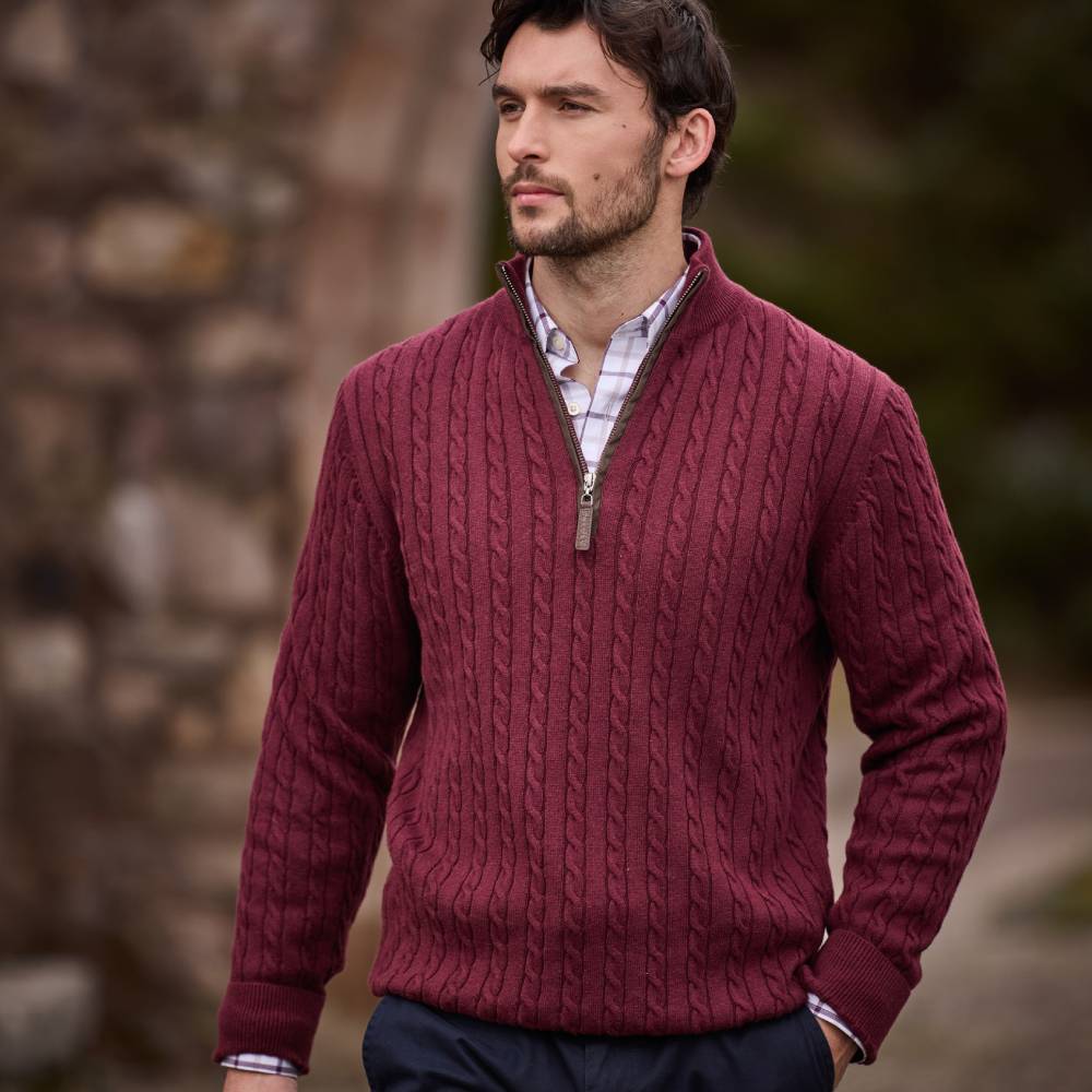 Schoffel Countrywear Calton Quarter Zip Jumper