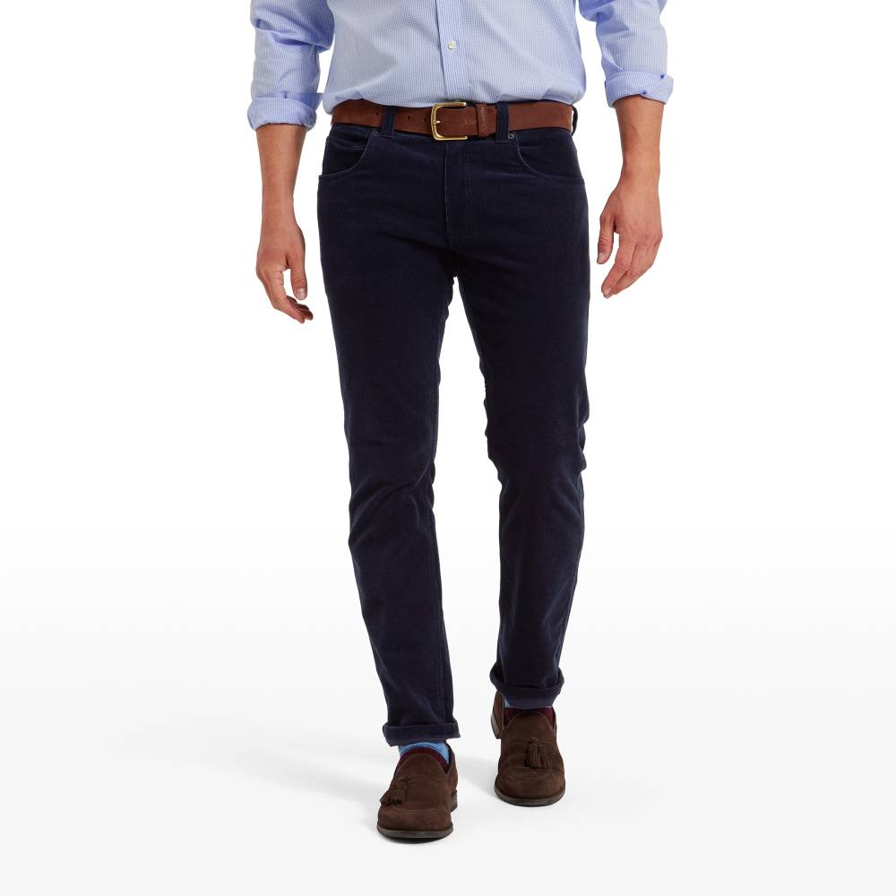 Camden Men's Cords in Navy Blue