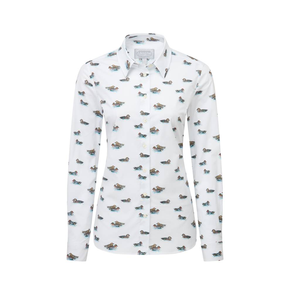 Schoffel Ladies Norfolk Shirt (Teal)