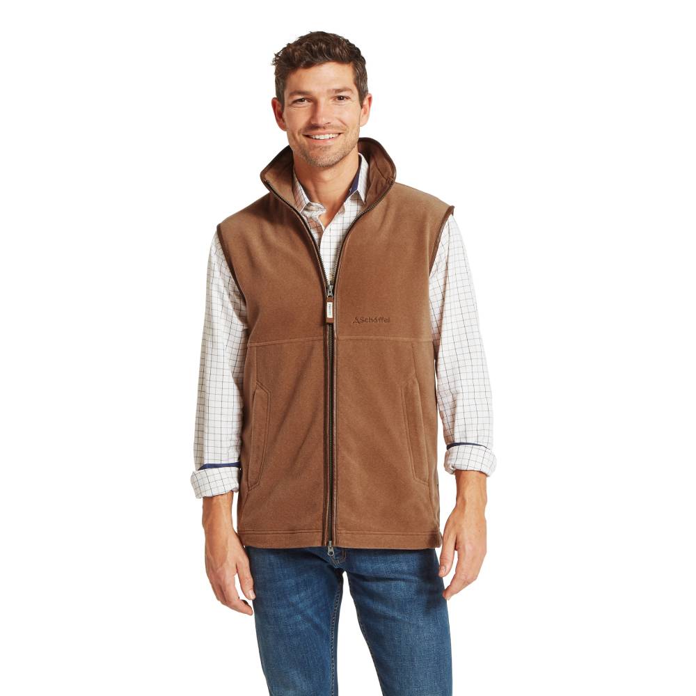 Schoffel Oakham Men's Fleece Gilet (Toffee)