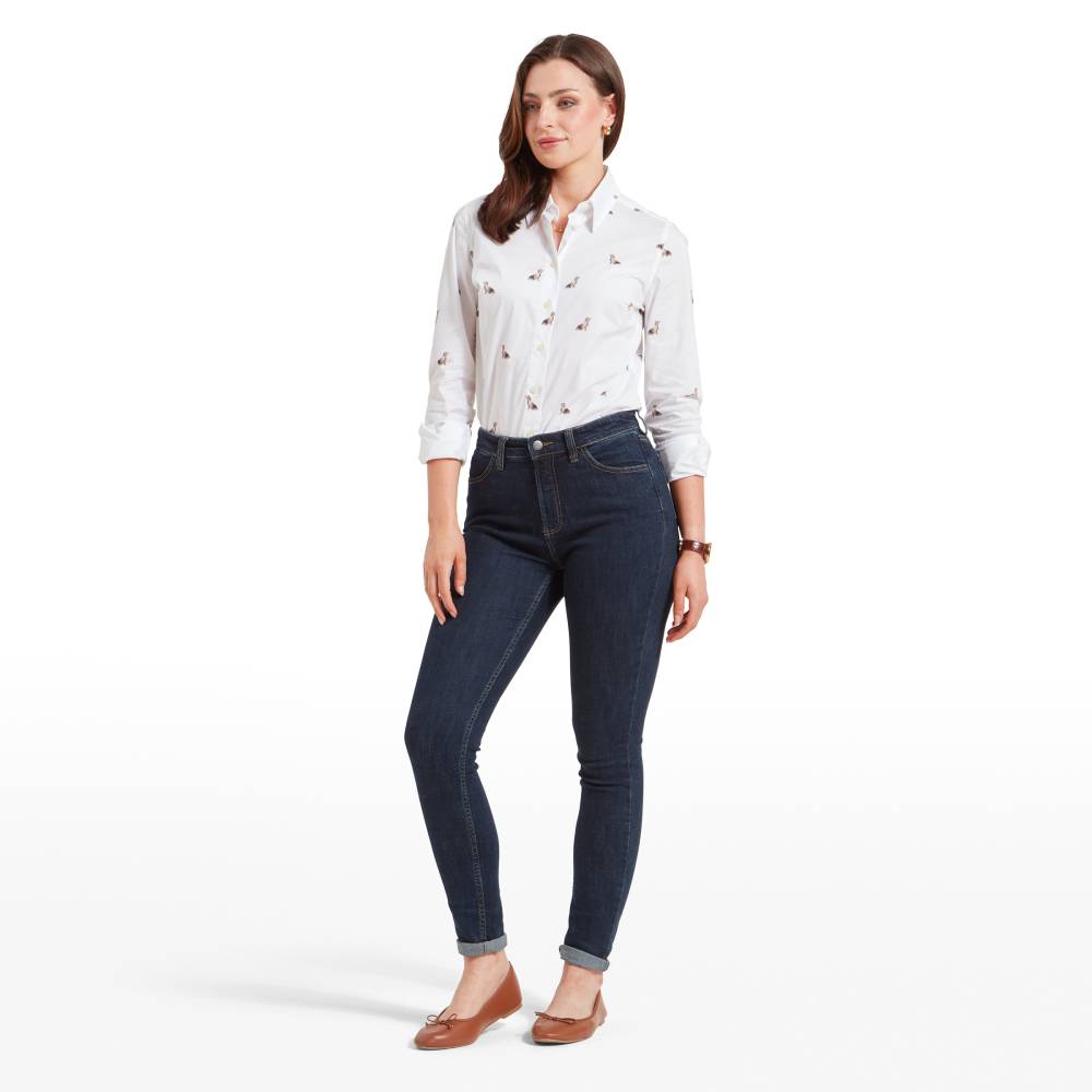 Schoffel Ladies Poppy Jeans (Dark Denim)