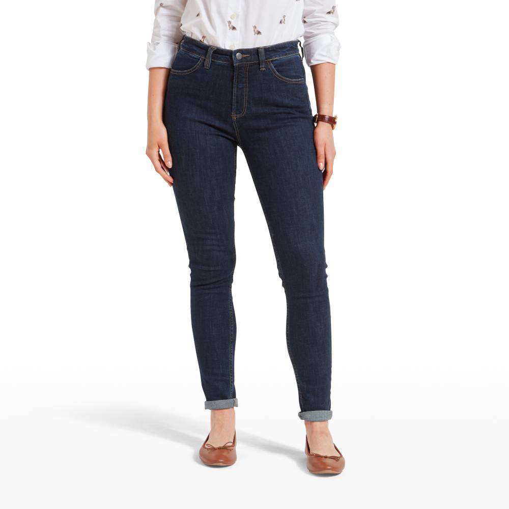 Schoffel Ladies Poppy Jeans (Dark Denim)