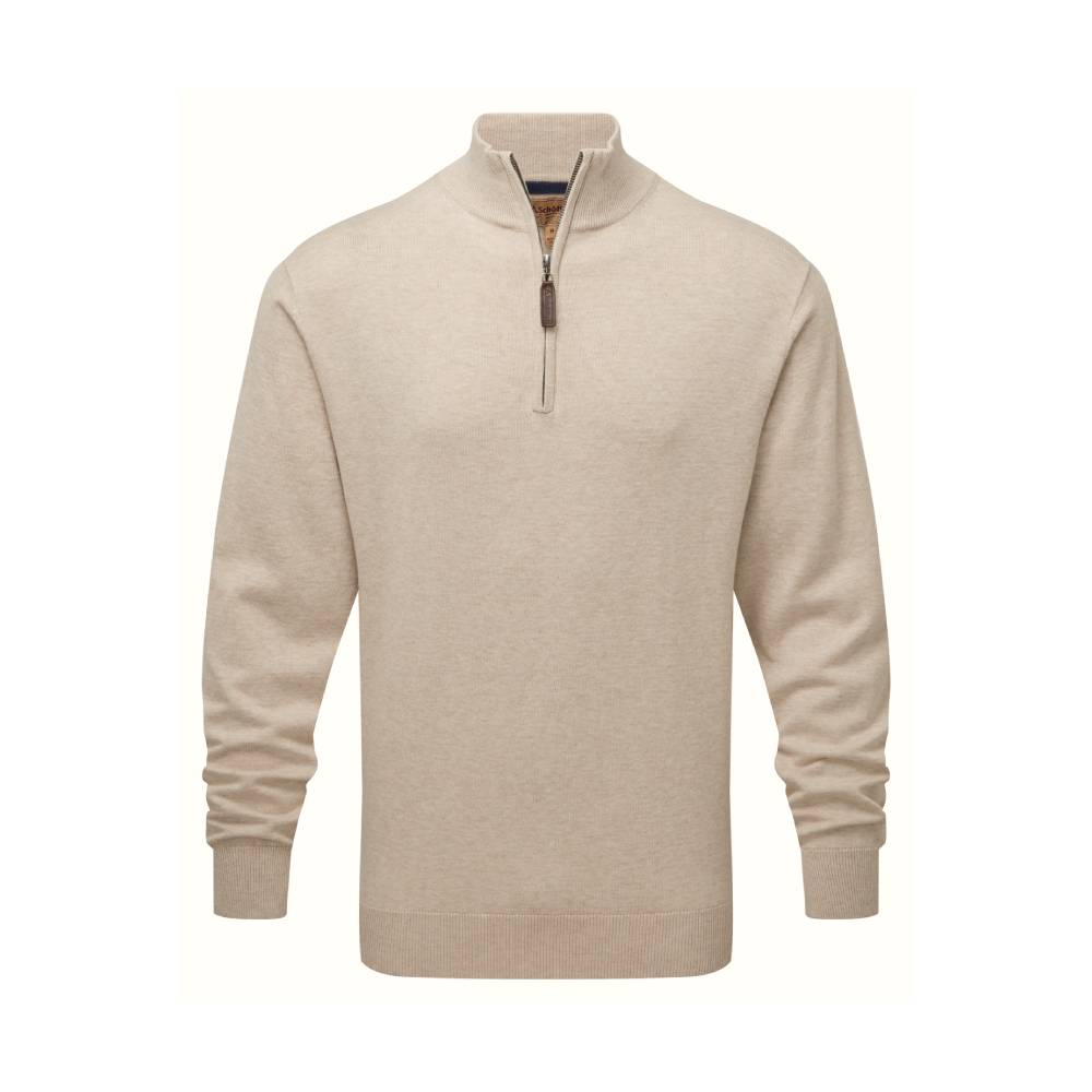 Porthmeor 1/4 Zip French (Oat)