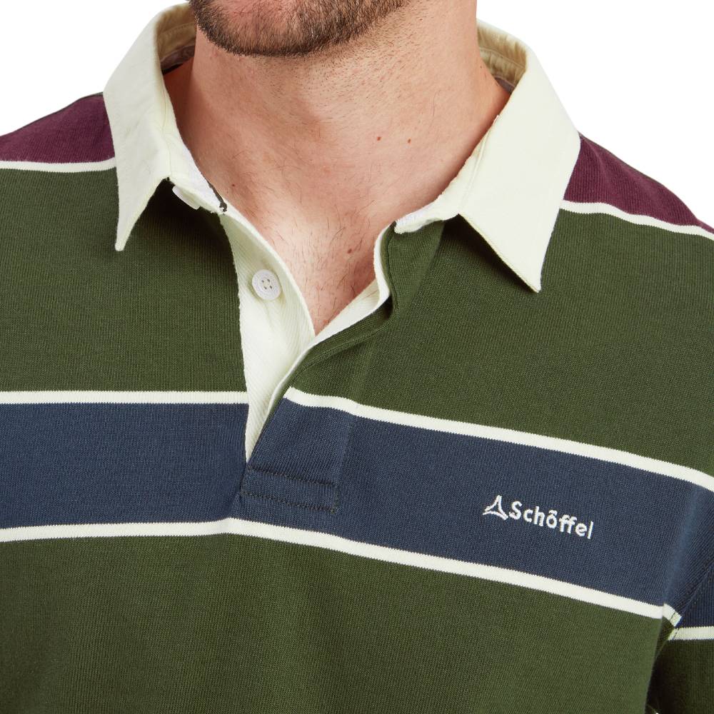 Long Sleeve Rugby Shirt with Schoffel Logo