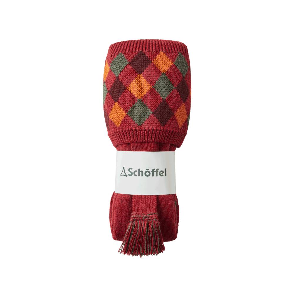 Red Shooting Socks with Matching Garters