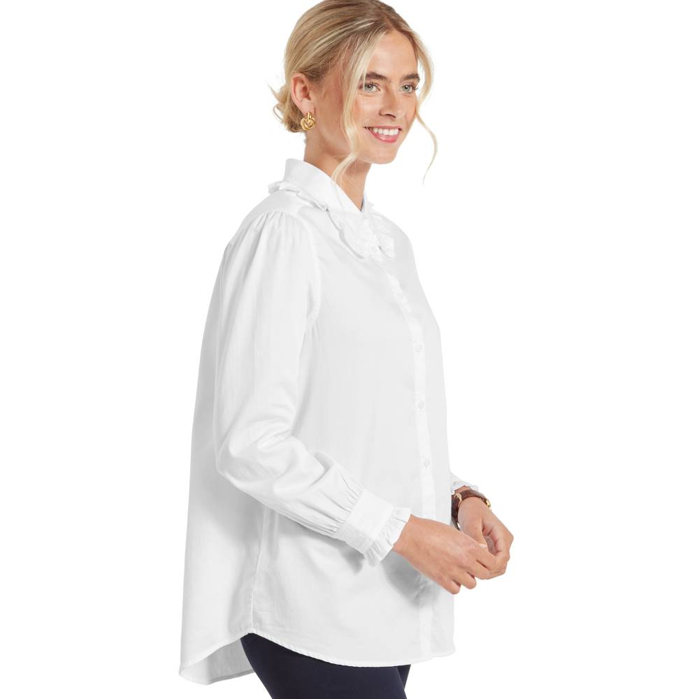Relaxed Fit Womens Collared Shirt