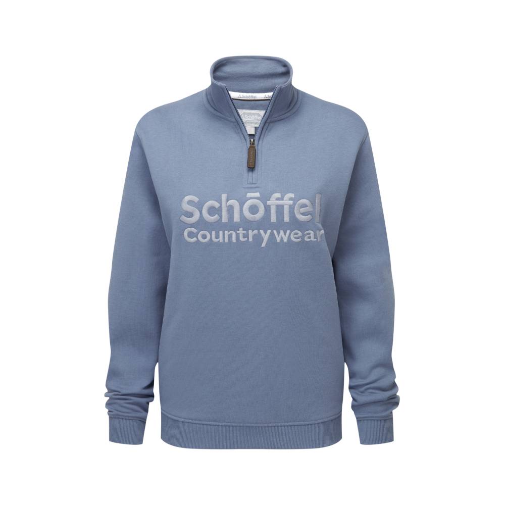 Schoffel St Issey 1/4 Zip Ladies Sweatshirt (Storm Blue)