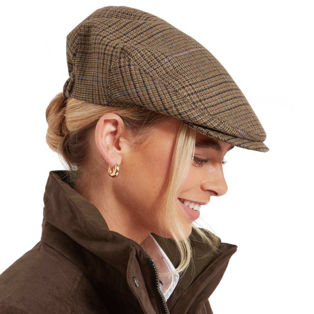 Teviot Tweed Ladies Flat Cap