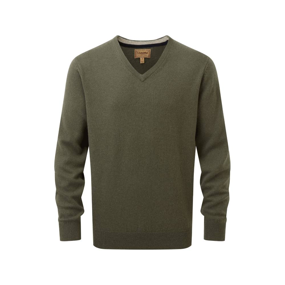Lambswool V Neck Jumper for Men