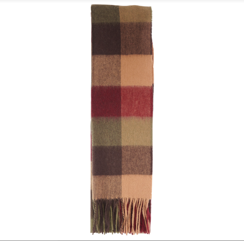 Barbour Lambswool Scarf (Tawny Port)