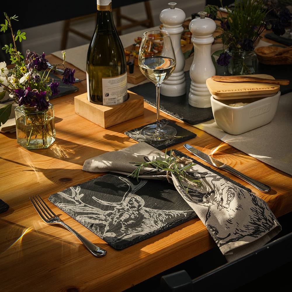 Heat Resistant Slate Table Mats