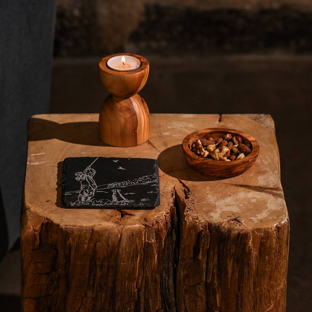 Slate Beverage Coasters by Selbrae House