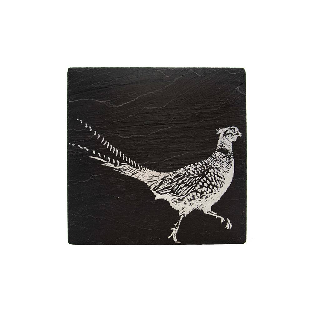 Engraved Pheasant Cooking Pot Stand