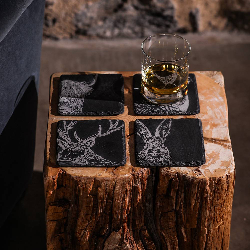 Handmade Slate Coasters from Selbrae House