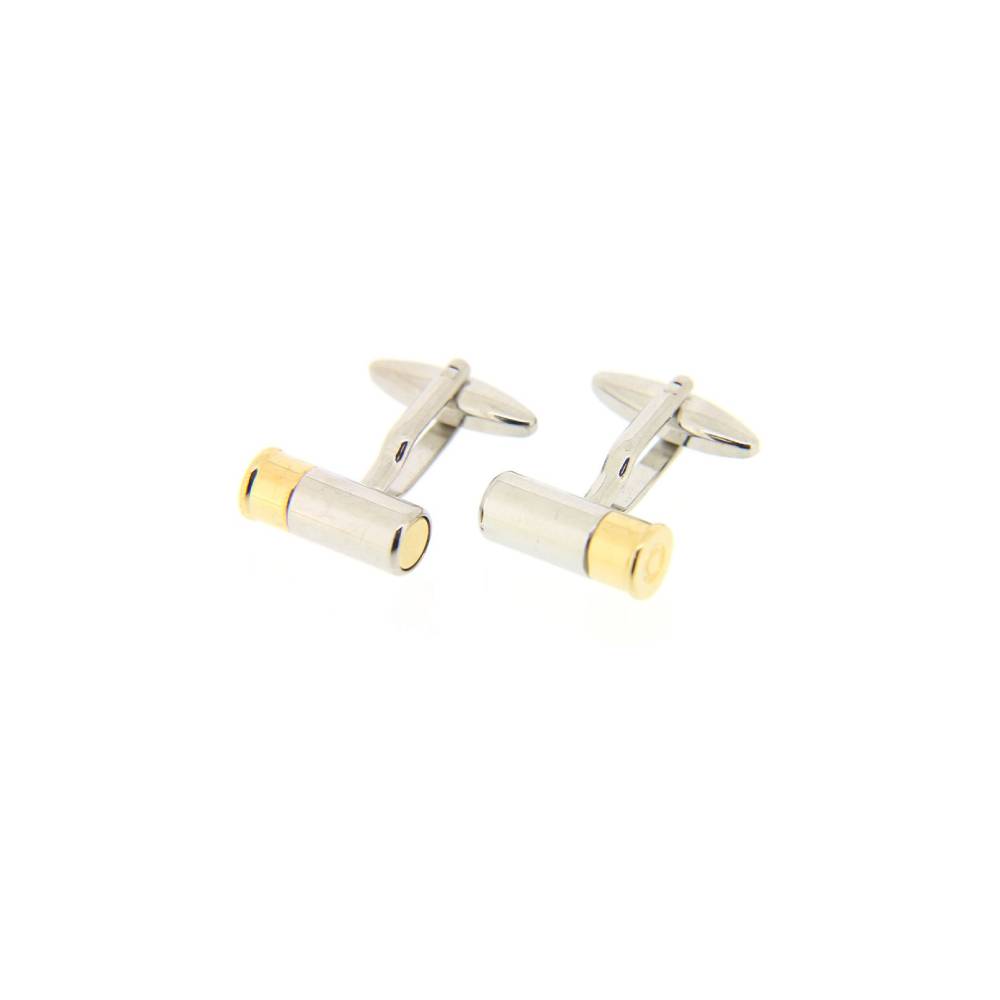 Soprano Gold and Silver Cartridge Cufflinks