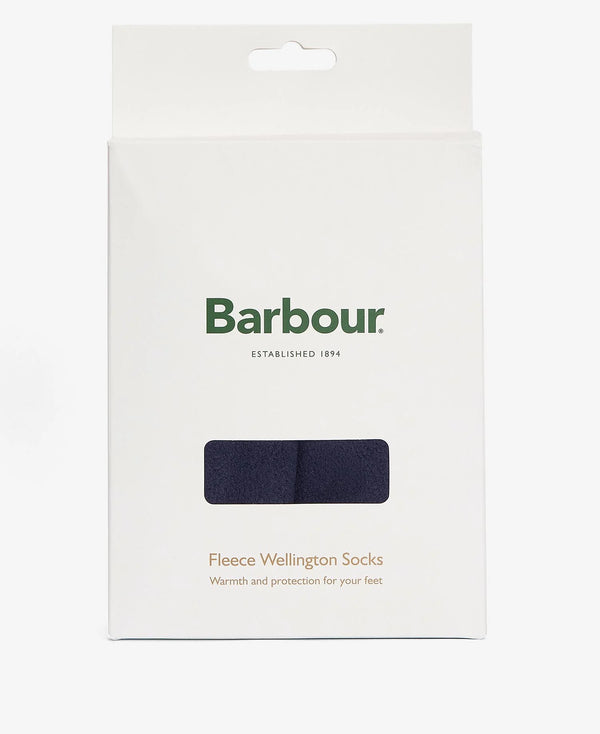 Barbour Fleece Wellington Sock (Navy)
