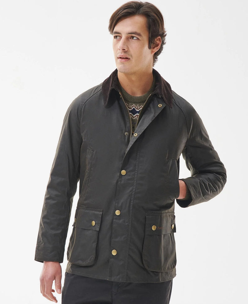 Barbour Ashby Wax Jacket (Olive)