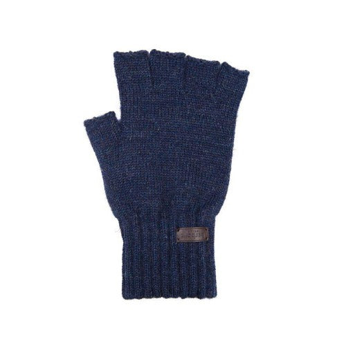 Barbour Fingerless Gloves (Navy)