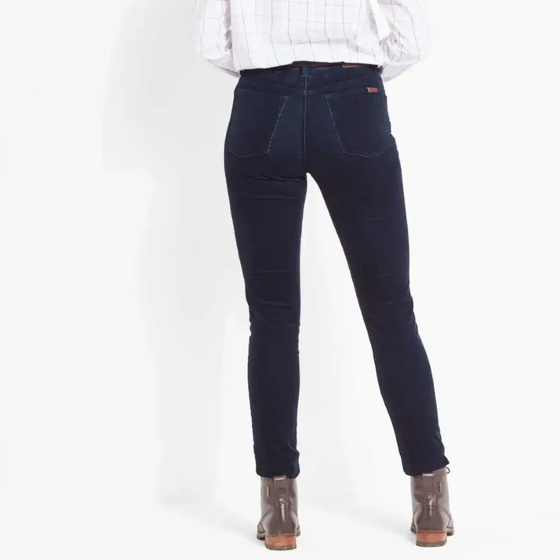 Schoffel Ladies Clover Cord Jeans (Navy)