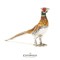 Saturno Silver & Enamel Pheasant