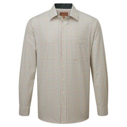 Schoffel Burnham Tattersall Classic Shirt (Olive)