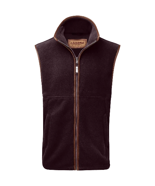 Schoffel Oakham Fleece Gilet (Port)