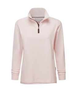 Schoffel Womens Appletree Bay Quarter Zip (Pale Pink)