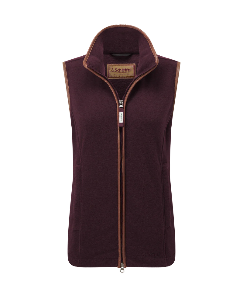 Schoffel Lyndon II Fleece Gilet (Port)